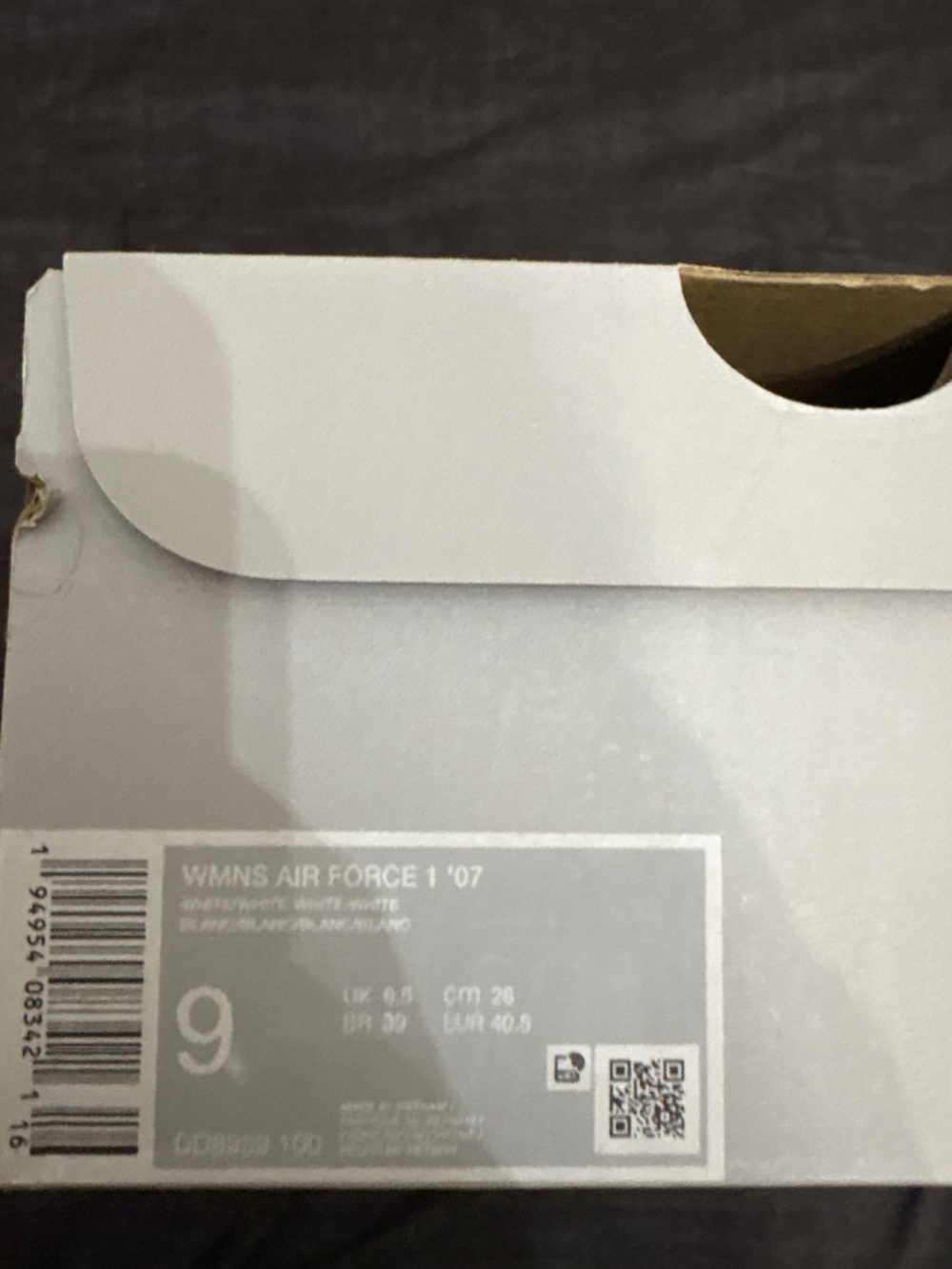 Women’s white Air Force 1 ‘07 - Picture 3 of 3